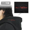 Date A Live IV - Kurumi Tokisaki Silhouette Embroidered Zip Hoodie (Black | Size XXL) thumbnail 2