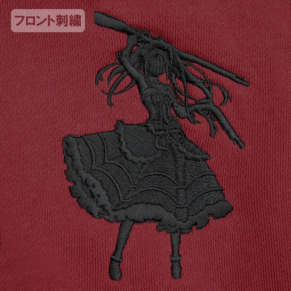 Date A Live IV - Kurumi Tokisaki Silhouette Embroidered Zip Hoodie