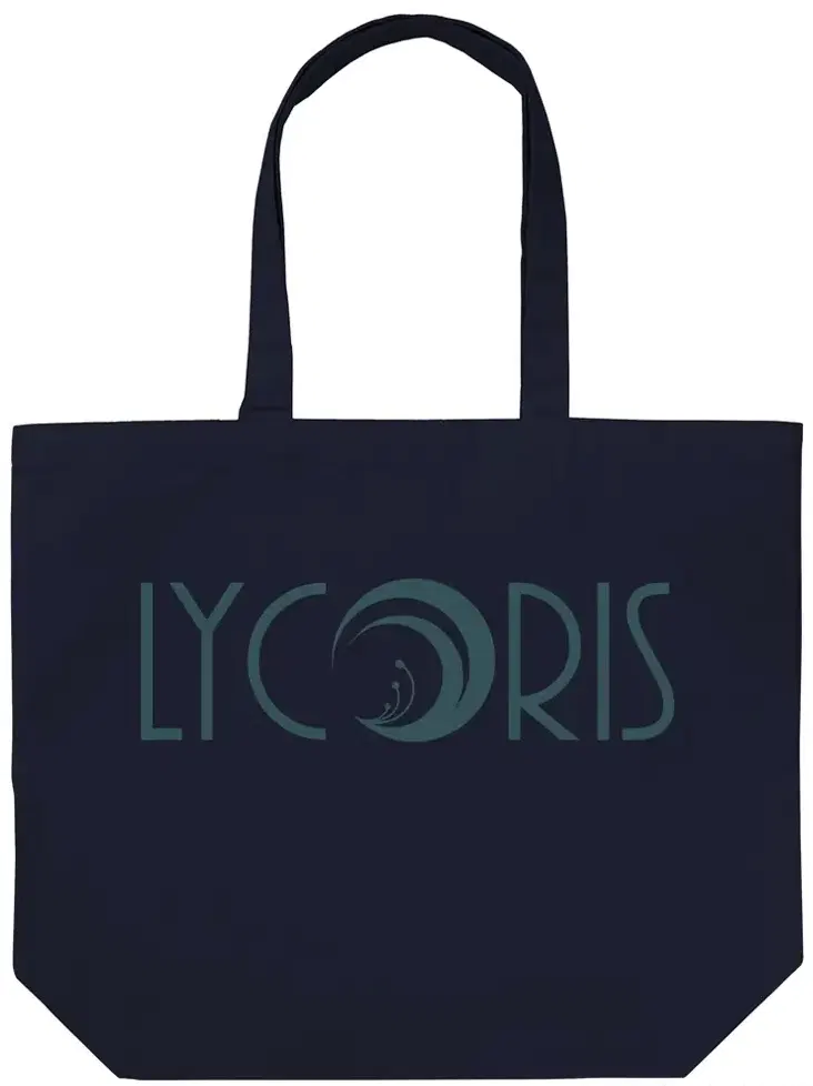 Lycoris Recoil - Lycoris Large Tote Bag (Navy) image 1