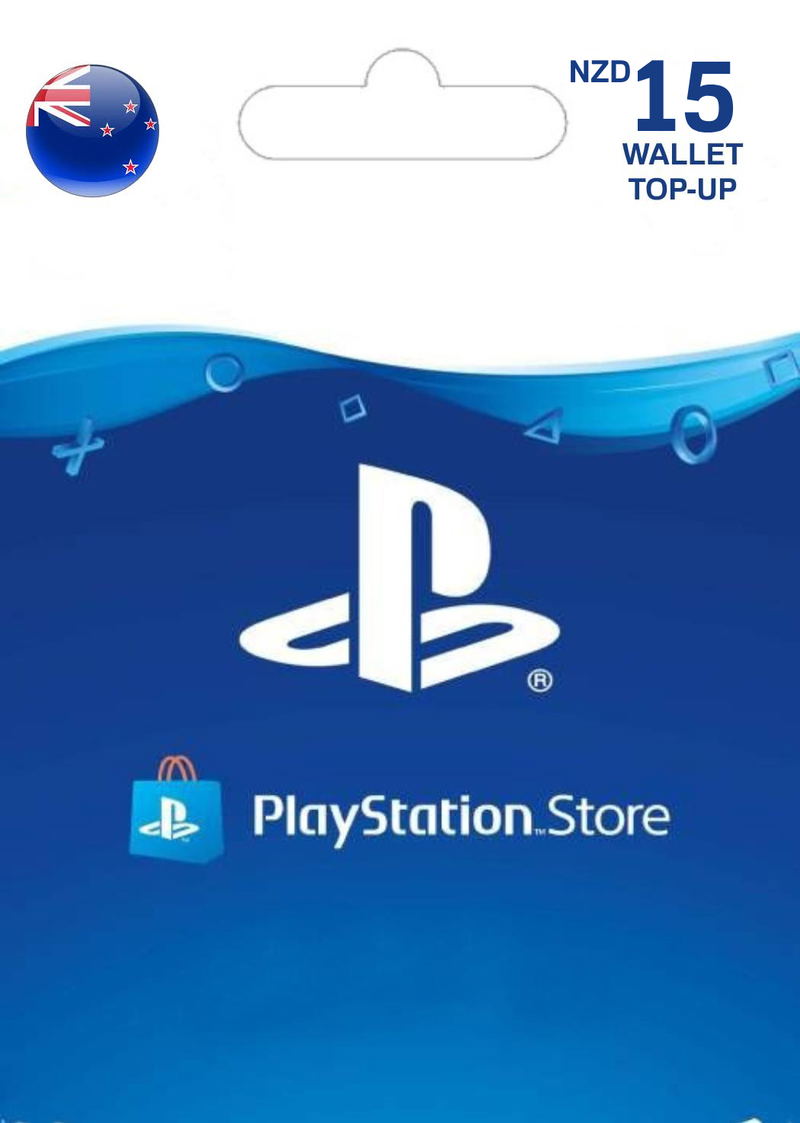 PSN Card 15 NZD Playstation Network New Zealand digital