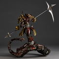Artpla Sculpture Works Panzer World Galient The Iron Crest Plastic Model Kit: Jashinhei thumbnail 9
