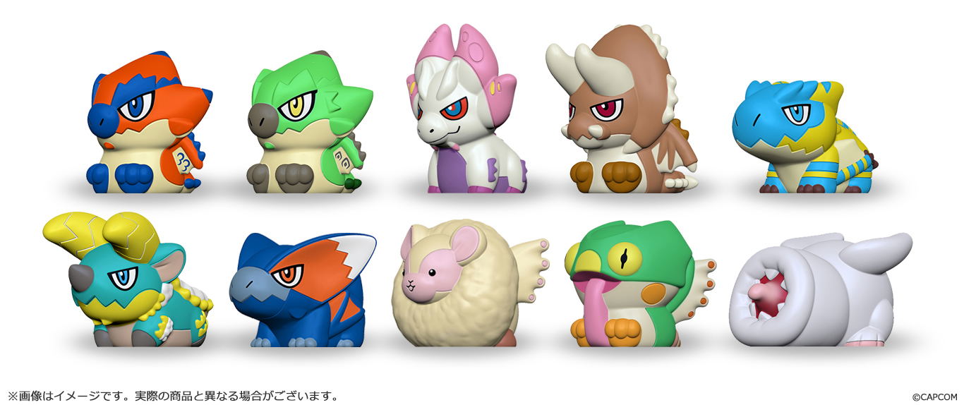 Capcom Figure Builder Finger Puppet Monster Hunter Vol. 1 (Set of 10 Pieces) — Import Game Deal