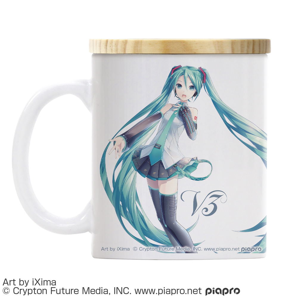 Hatsune Miku V3 - Hatsune Miku V3 Full Color Mug With Lid