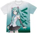 Hatsune Miku V4X - Hatsune Miku V4X Full Graphic T-shirt (Size S) thumbnail 1