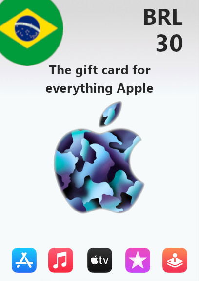 Apple Gift Card 30 BRL | Brazil Account <span class="ext ext_digital">digital</span> image 1