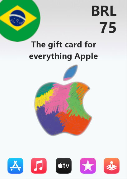 Apple Gift Card 75 BRL | Brazil Account <span class="ext ext_digital">digital</span> image 1