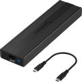 Sabrent USB 3.2 Type-C Tool-Free Enclosure for M.2 PCIe NVMe and SATA SSDs thumbnail 1