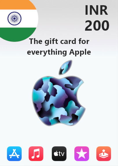 Apple Gift Card 200 INR | India Account digital