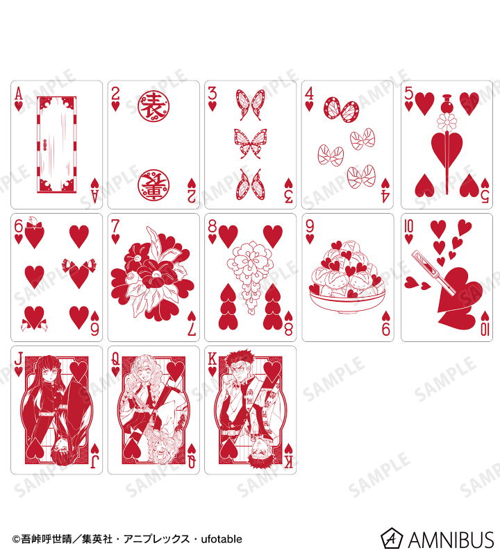 Anime Demon Slayer: Kimetsu no Yaiba Bicycle Playing Cards