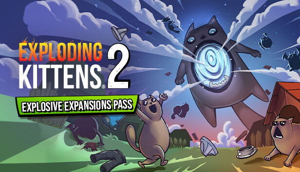 Exploding Kittens 2: Explosive Expansions Pass (DLC) <span class="ext" style="background-color: #B0000F; color: #FFFFFF;">DLC</span> <span class="ext" style="background-color: #2a475e; color: #FFFFFF;">STEAM</span> <span class="ext ext_digital">digital</span> image 1