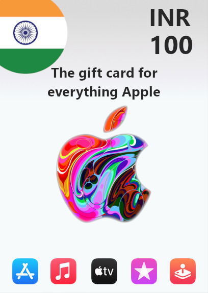 Apple Gift Card 100 INR | India Account <span class="ext ext_digital">digital</span> image 1