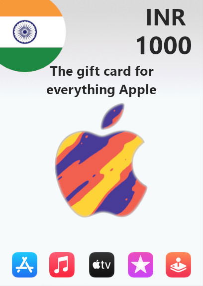 Apple Gift Card 1000 INR | India Account digital