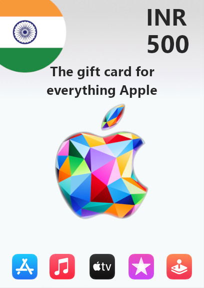 Apple Gift Card 500 INR | India Account <span class="ext ext_digital">digital</span> image 1