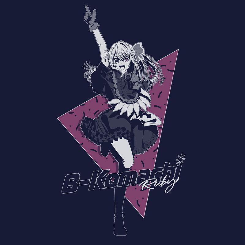 Oshi No Ko - Oshi No Ko B Komachi Ruby T-shirt (Navy | Size L) image 2