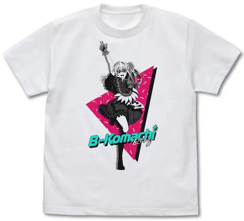Oshi No Ko - Oshi No Ko B Komachi Ruby T-shirt (White | Size S) image 1