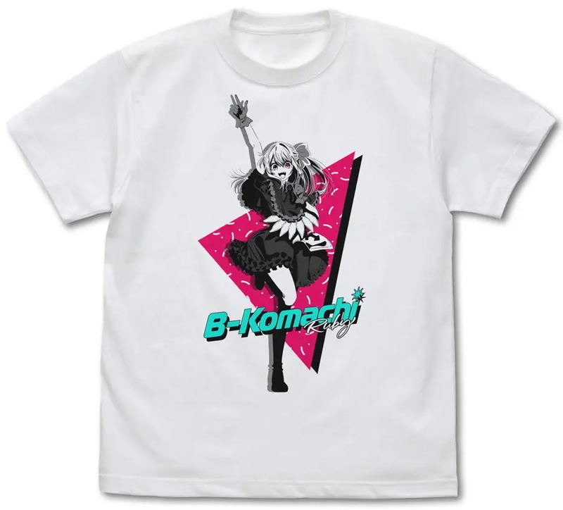 Oshi No Ko - Oshi No Ko B Komachi Ruby T-shirt (White | Size XL) image 1