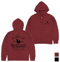 Haikyu!! - Inarizaki High School Volleyball Club Zip Hoodie (Burgundy | Size XL) thumbnail 1