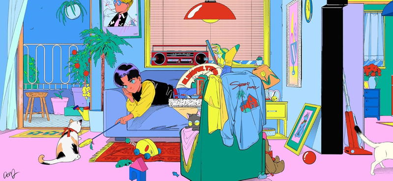 Room Style Illustration Oheya No Illustration Works image 3