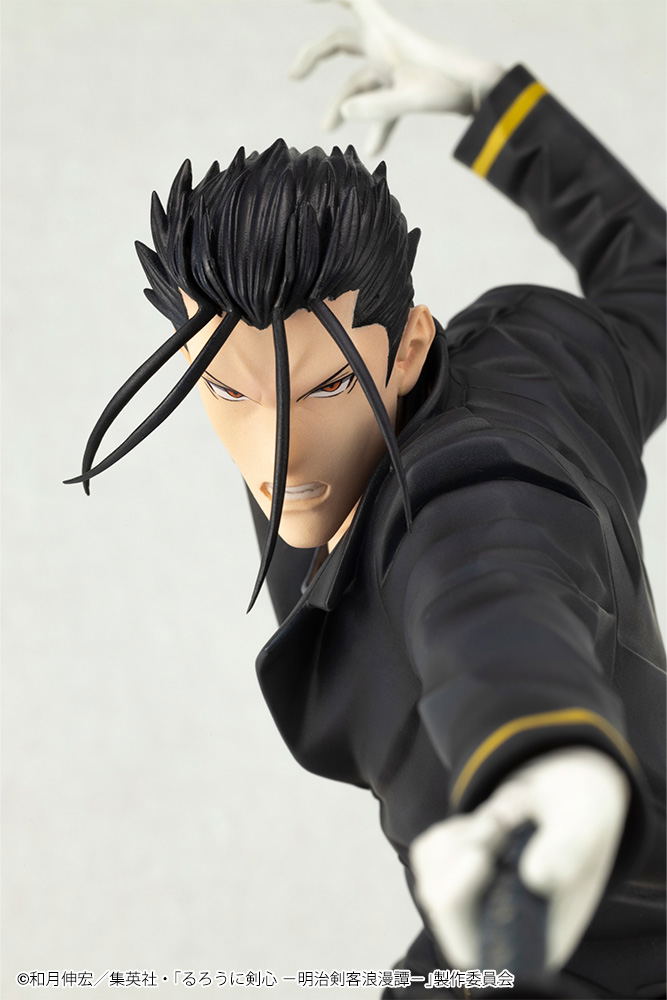ARTFX J Rurouni Kenshin Meiji Swordsman Romantic Story 1/8 Scale Pre-Painted Figure: Saito Hajime image 15