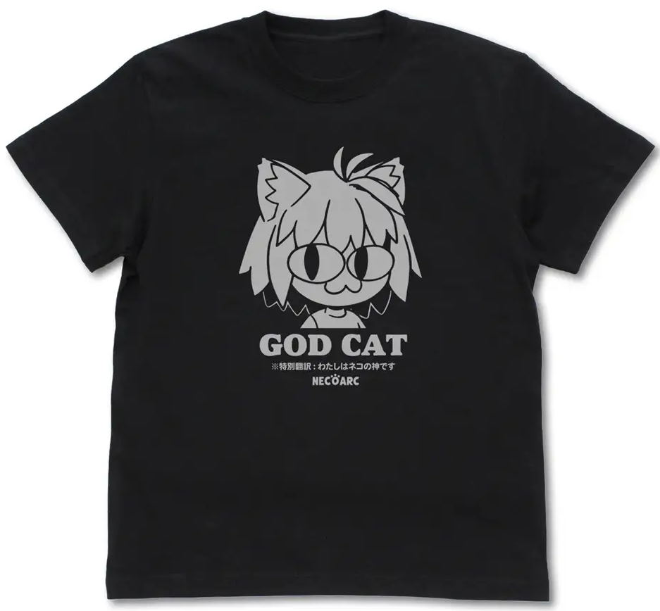 Tsukihime -A Piece Of Blue Glass Moon- God Cat Neko Arc T-shirt