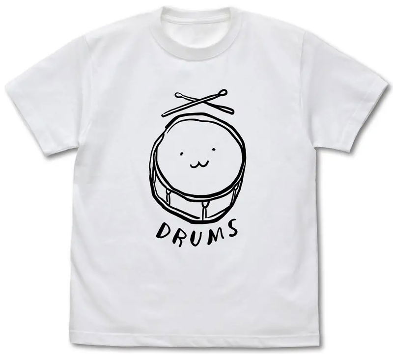 Girls Band Cry - Subaru Awa Drums T-shirt (White | Size XL) image 1