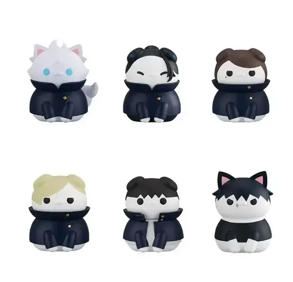 Mega Cat Project Jujutsu Kaisen Jujutsu Nyanko Hidden Inventory / Premature Death (Set of 8 Pieces) image 1