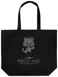 Tsukihime -A Piece Of Blue Glass Moon- Celeb Cat Neko Arc Large Tote Bag (Black) thumbnail 1