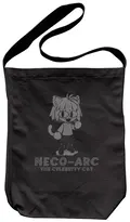 Tsukihime -A Piece Of Blue Glass Moon- Celeb Cat Neko Arc Shoulder Tote Bag (Black) thumbnail 1