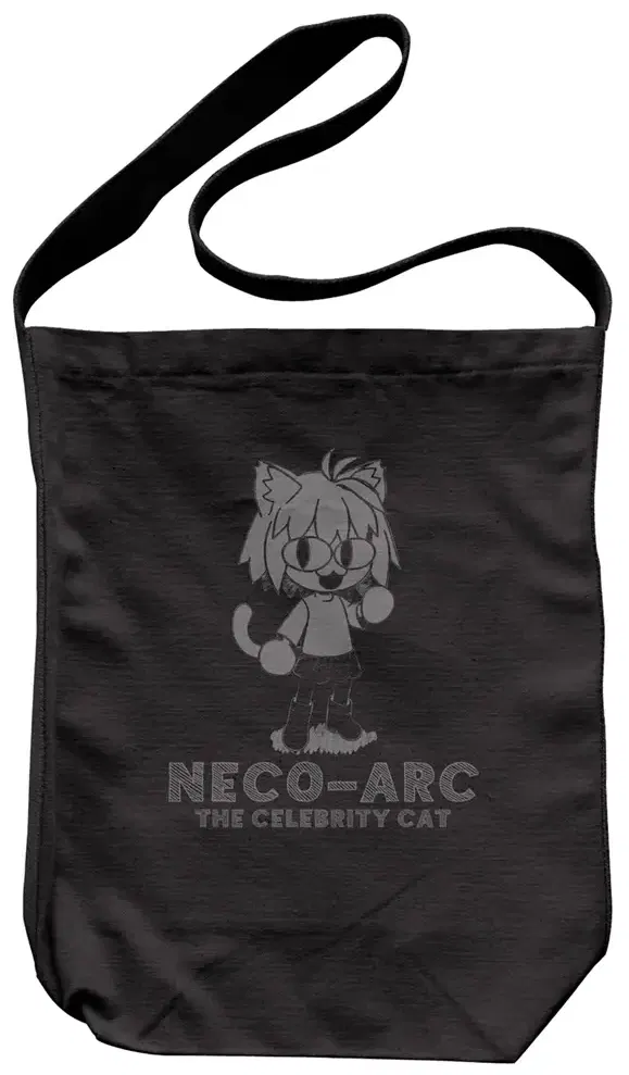 Tsukihime -A Piece Of Blue Glass Moon- Celeb Cat Neko Arc Shoulder Tote Bag (Black) image 1