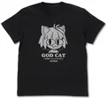 Tsukihime -A Piece Of Blue Glass Moon- God Cat Neko Arc T-shirt (Black | Size S) thumbnail 1
