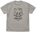 Tsukihime -A Piece Of Blue Glass Moon- God Cat Neko Arc T-shirt (Light Gray | Size S) thumbnail 1