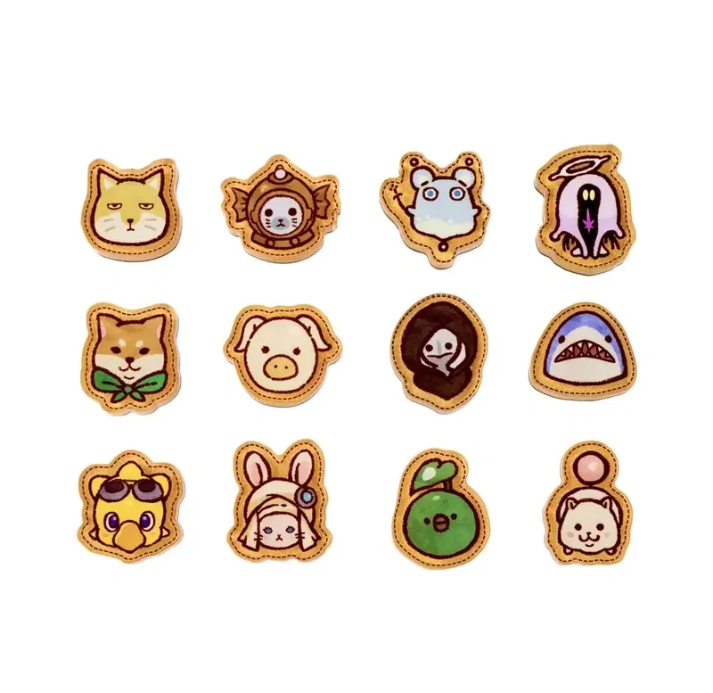 Final Fantasy XIV Rakugaki Minions Acrylic Magnet Vol. 2 (Set of 12 Pieces) (Re-run) image 1