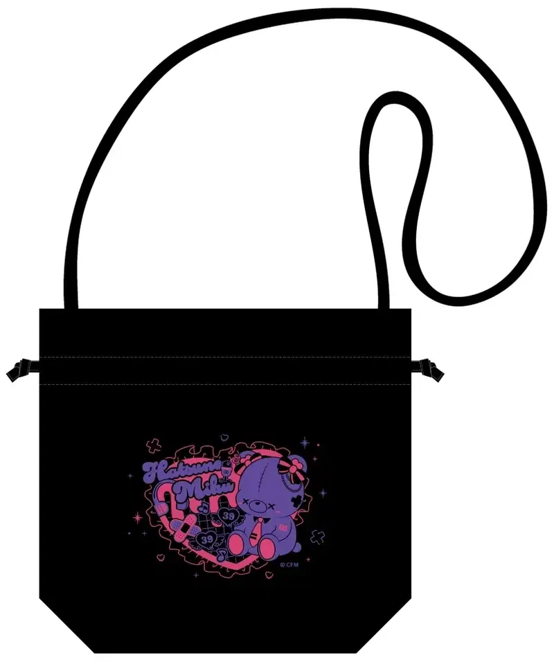 Hatsune Miku Don Quijote Fair 2024 Kinchaku Shoulder Bag Kawaii Fashion image 1