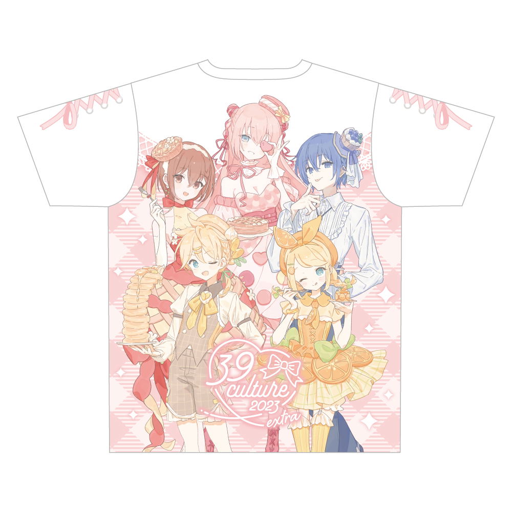 39Culture 2023 EXTRA PARTY フルグラフィックTシャツ/ 39Culture 2023 Extra Party Full Graphic T-shirt (Size M)