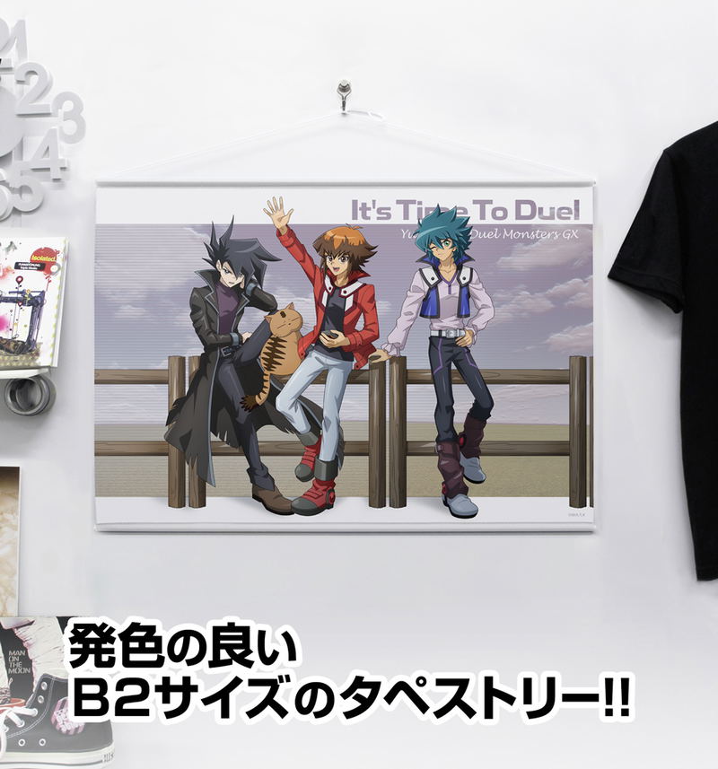 Yu-Gi-Oh! Duel Monsters GX - Newly Drawn Judai, Manjome, and Johan B2 Tapestry Off Mode Duelist Ver. image 2