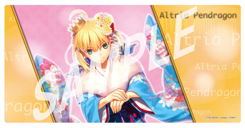 Fate/stay Night -Heaven's Feel- Rubber Play Mat Saber Kimono Ver.