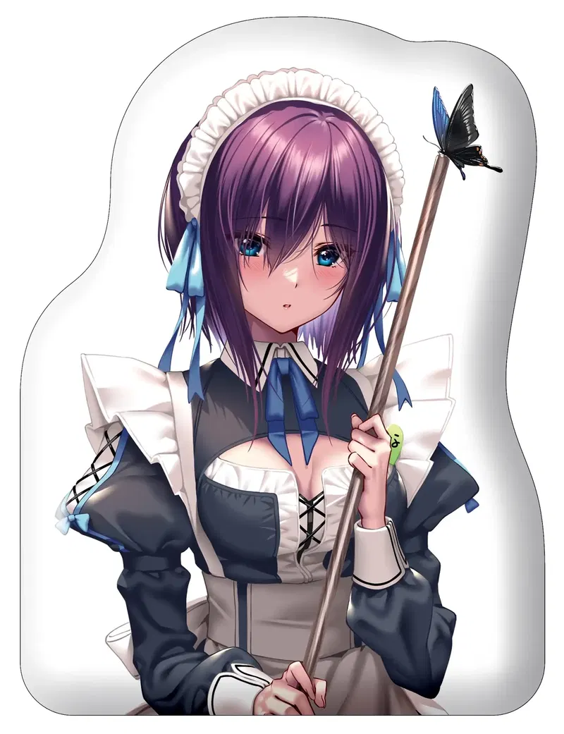 Hanikami Kanojo Die-cut Cushion Miyatsuki Yuna image 1