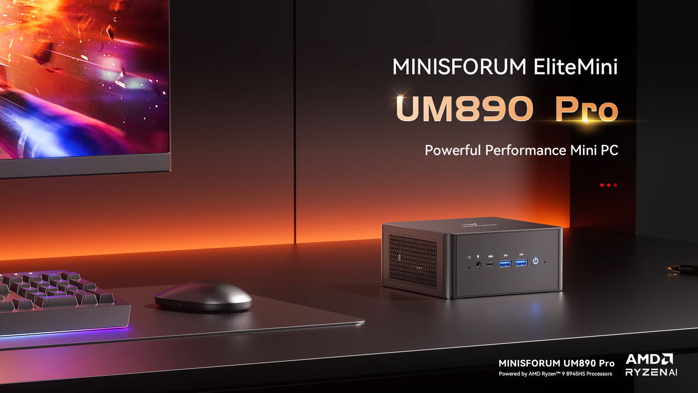 Minisforum UM890 Pro AMD Ryzen™ 9 8945HS, AMD Radeon™ 780M (2800