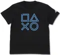 PlayStation - T-shirt For PlayStation Shapes Neon Ver. (Black | Size S) thumbnail 1