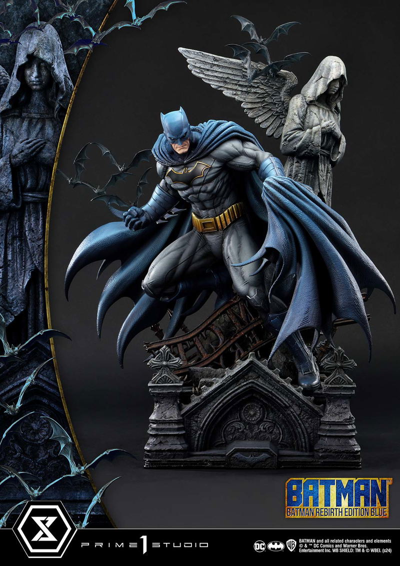 Ultimate Premium Masterline Batman (Comics) 1/4 Scale Statue: Batman Rebirth Edition (Blue) image 1