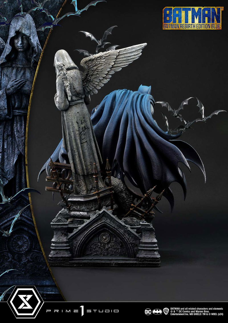 Ultimate Premium Masterline Batman (Comics) 1/4 Scale Statue: Batman Rebirth Edition (Blue) image 10