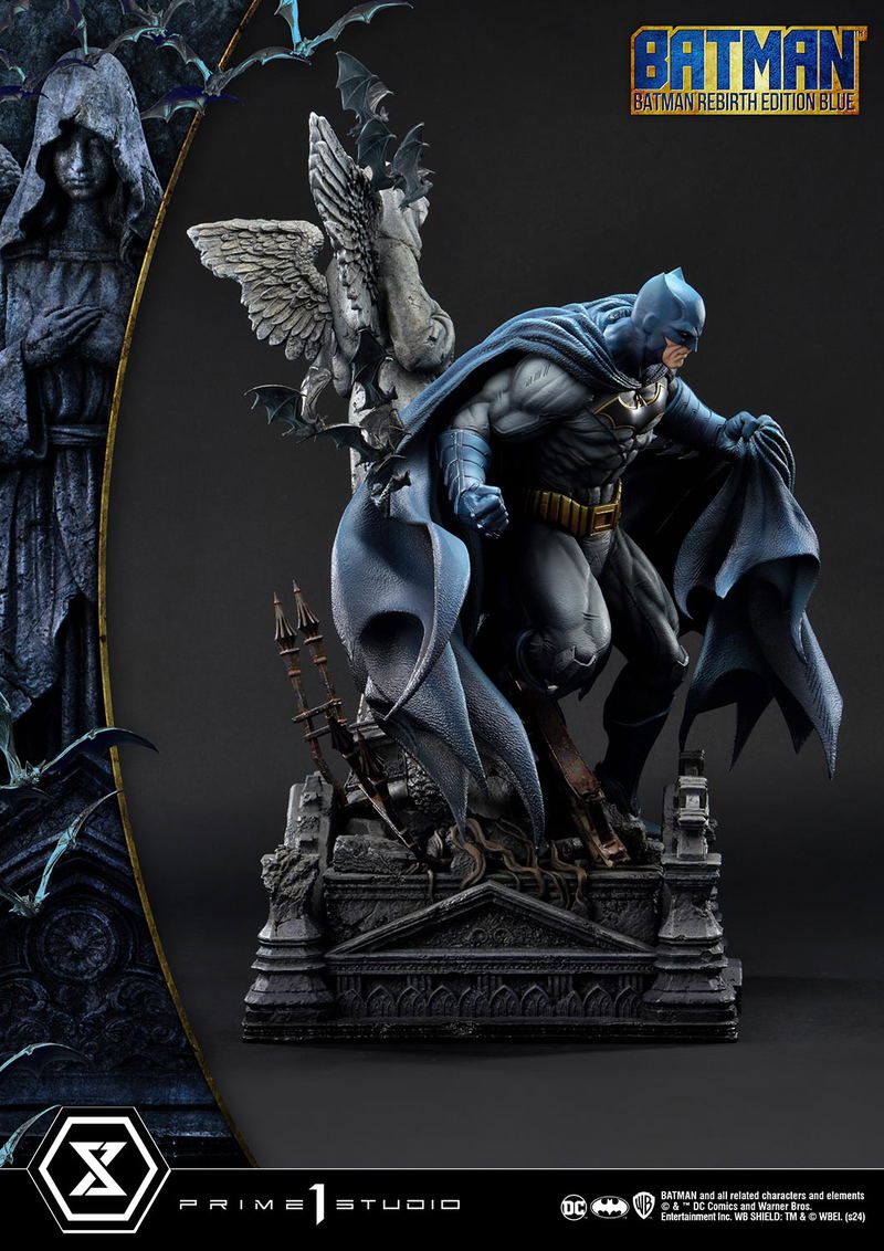 Ultimate Premium Masterline Batman (Comics) 1/4 Scale Statue: Batman Rebirth Edition (Blue) image 12