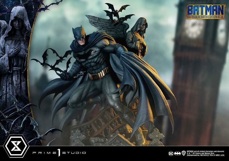 Ultimate Premium Masterline Batman (Comics) 1/4 Scale Statue: Batman Rebirth Edition (Blue) image 18
