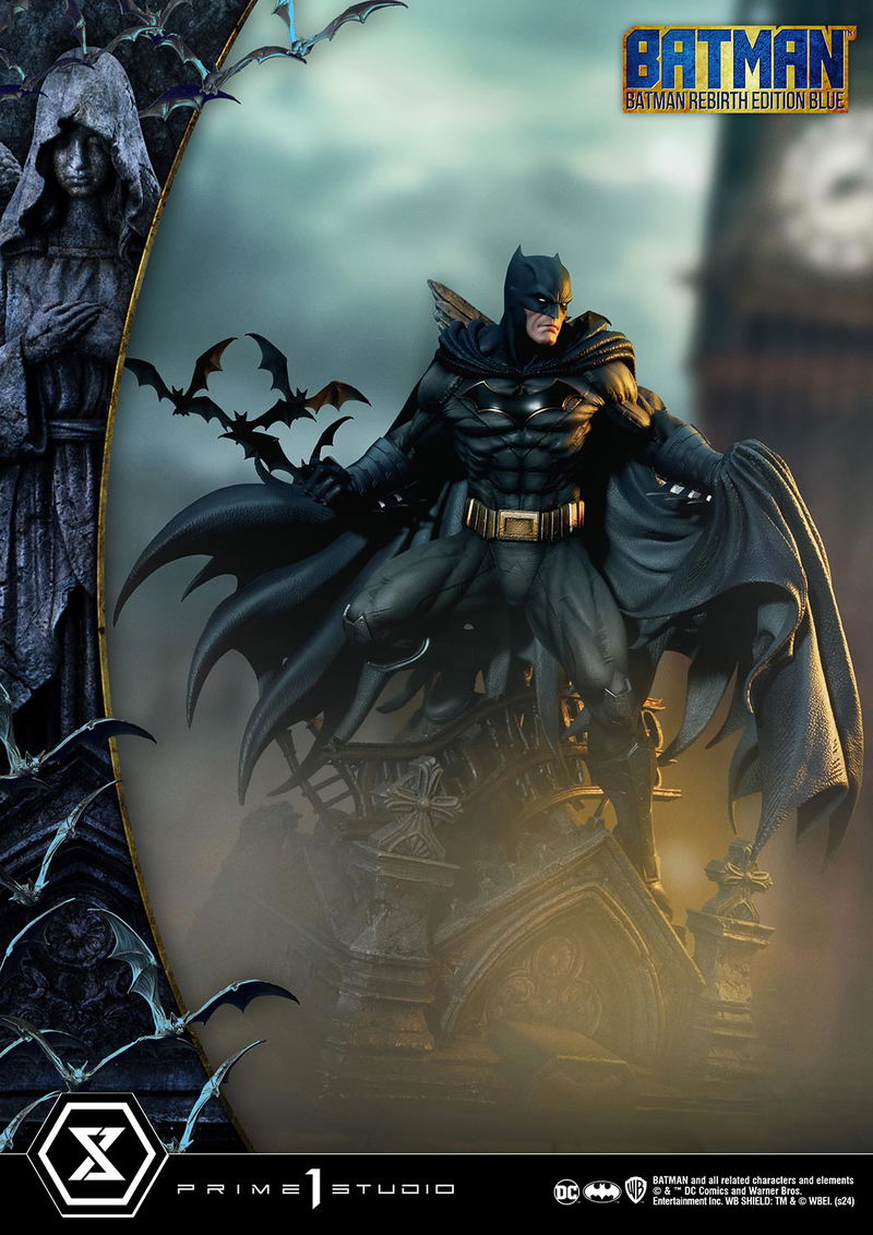 Ultimate Premium Masterline Batman (Comics) 1/4 Scale Statue: Batman Rebirth Edition (Blue) image 2