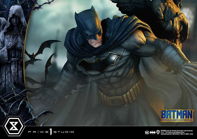 Ultimate Premium Masterline Batman (Comics) 1/4 Scale Statue: Batman Rebirth Edition (Blue) image 19