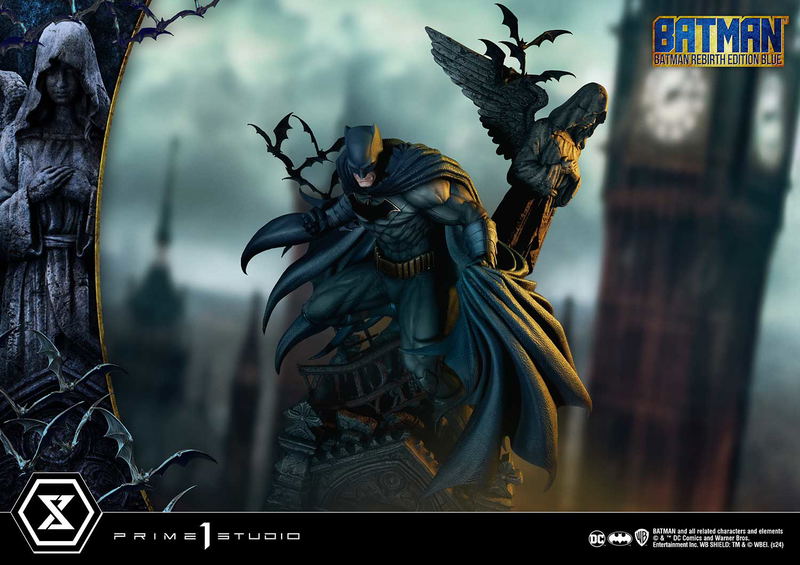 Ultimate Premium Masterline Batman (Comics) 1/4 Scale Statue: Batman Rebirth Edition (Blue) image 21