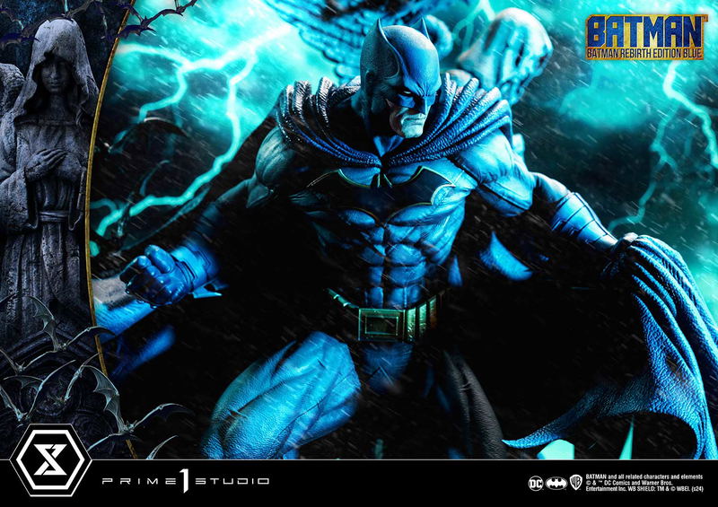 Ultimate Premium Masterline Batman (Comics) 1/4 Scale Statue: Batman Rebirth Edition (Blue) image 22
