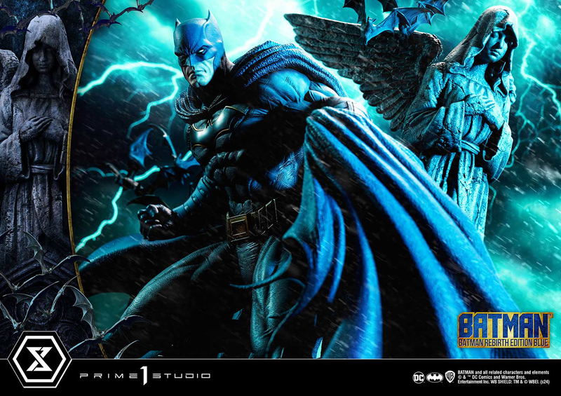 Ultimate Premium Masterline Batman (Comics) 1/4 Scale Statue: Batman Rebirth Edition (Blue) image 23