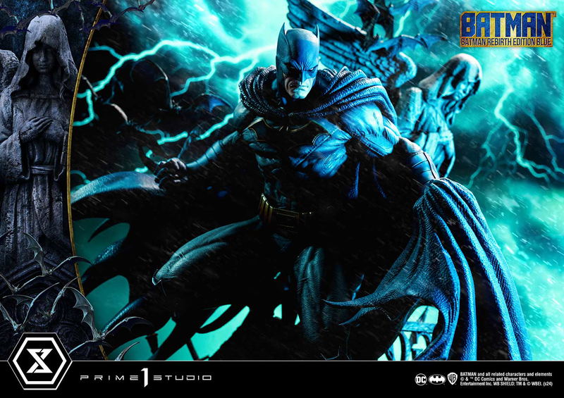 Ultimate Premium Masterline Batman (Comics) 1/4 Scale Statue: Batman Rebirth Edition (Blue) image 24