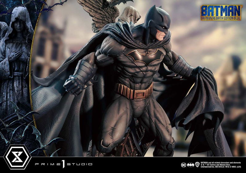 Ultimate Premium Masterline Batman (Comics) 1/4 Scale Statue: Batman Rebirth Edition (Blue) image 26